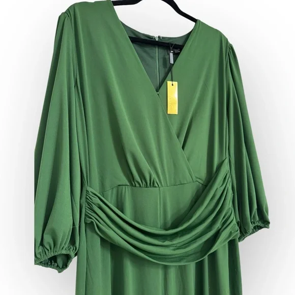 ALEXIA ADMOR NWT $255 Retail Kara Jumpsuit, Size XL, Army Green - Picture 6 of 11